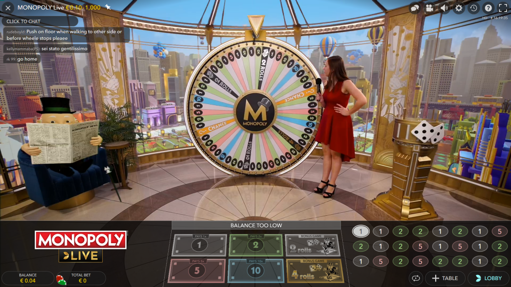 Monopoly Live Wheel